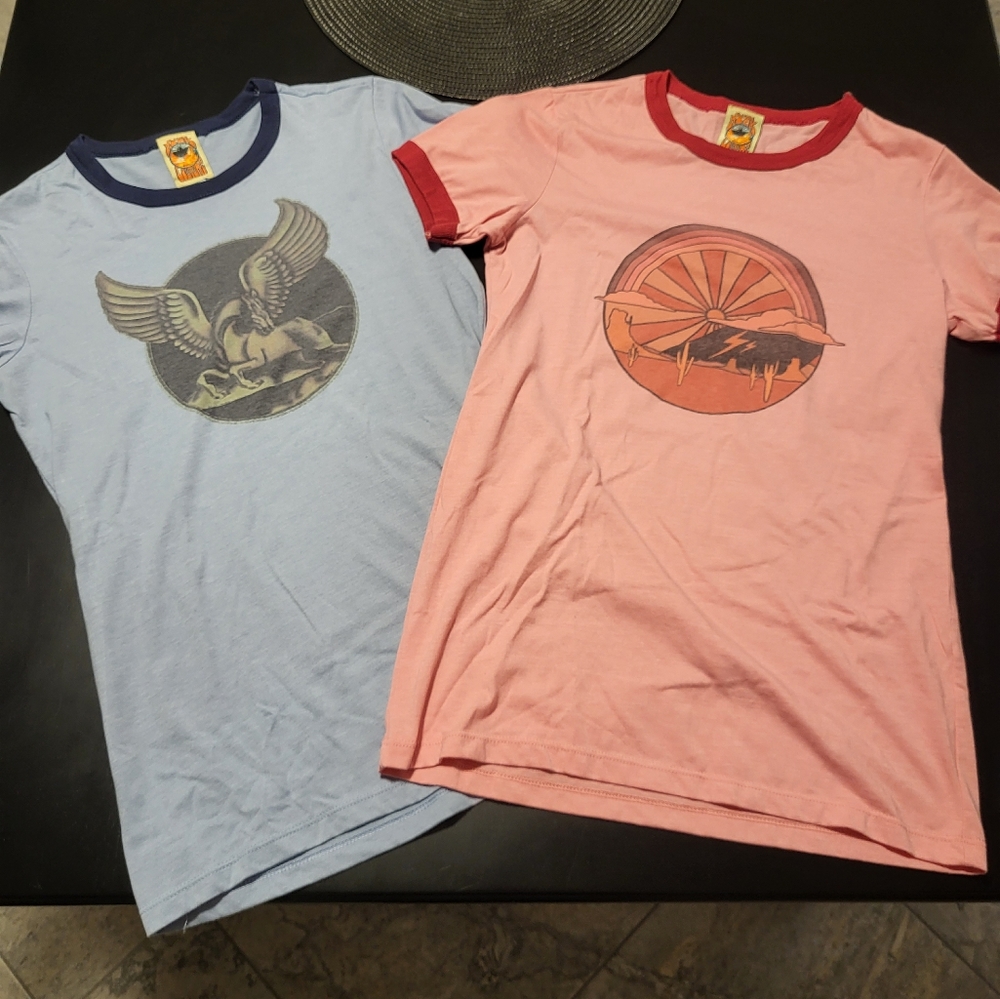 SOLD  -   2 RETRO GRAPHIC BABY TEES